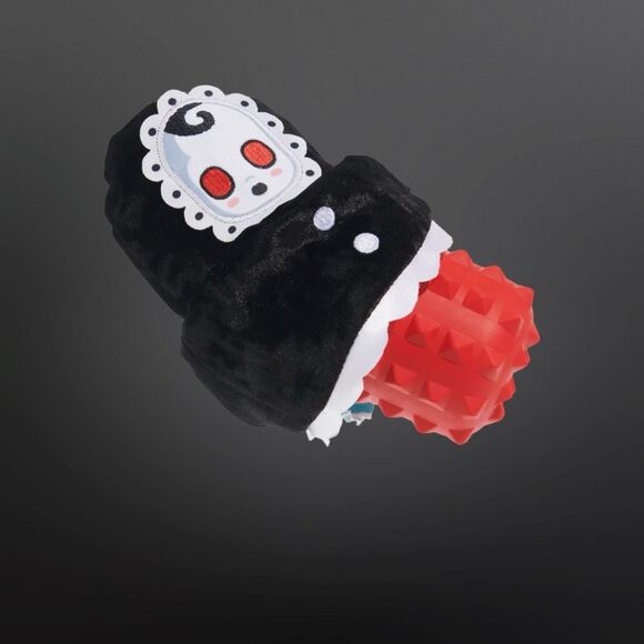 NEW Bark Box Plush Goodbye Dolly Plush 2 in 1 Spiky Ball Toy Size Small - Picture 2 of 6